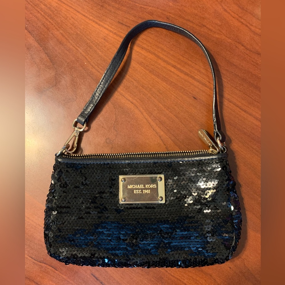 Michael Kors Sequin Wristlet
